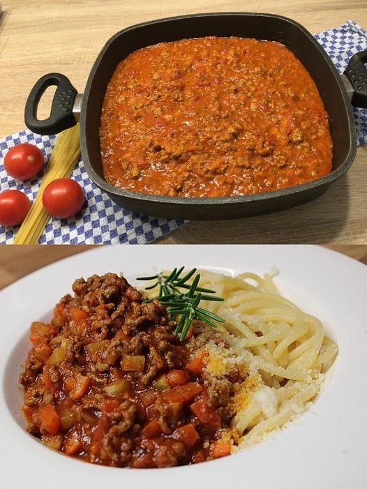 Die echte Sauce Bolognese - Omas Rezepte - Omas Rezepte